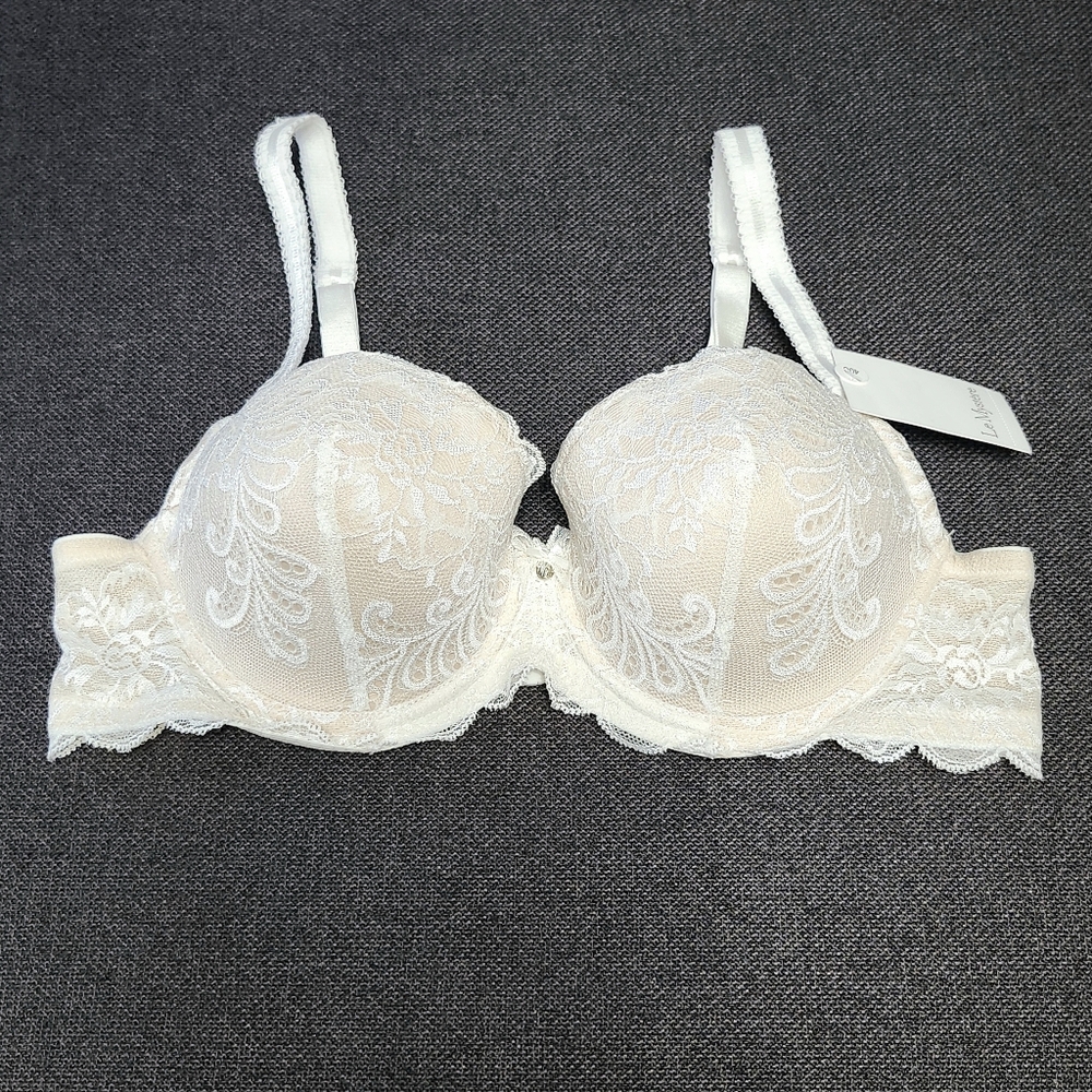 La Mystere 40C Sophia Lace Bra NEW